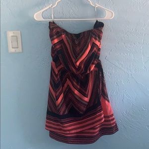 Express strapless mini dress